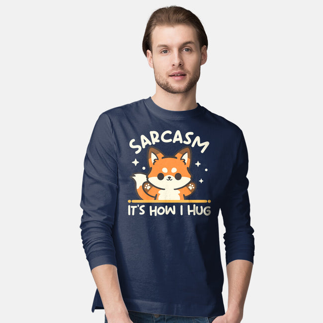 Sarcasm Hugs-Mens-Long Sleeved-Tee-NemiMakeit