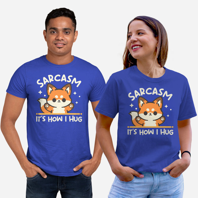 Sarcasm Hugs-Unisex-Basic-Tee-NemiMakeit