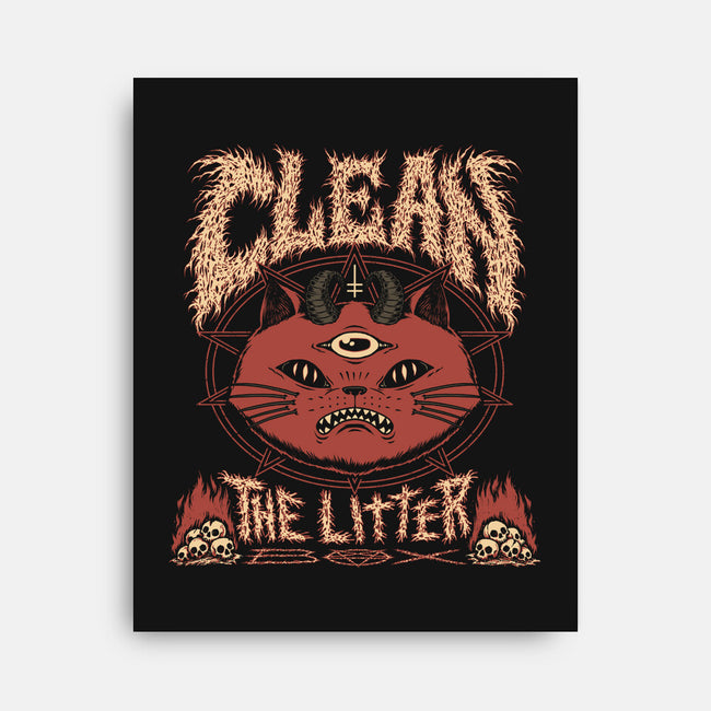 Litter Metal-None-Stretched-Canvas-pigboom