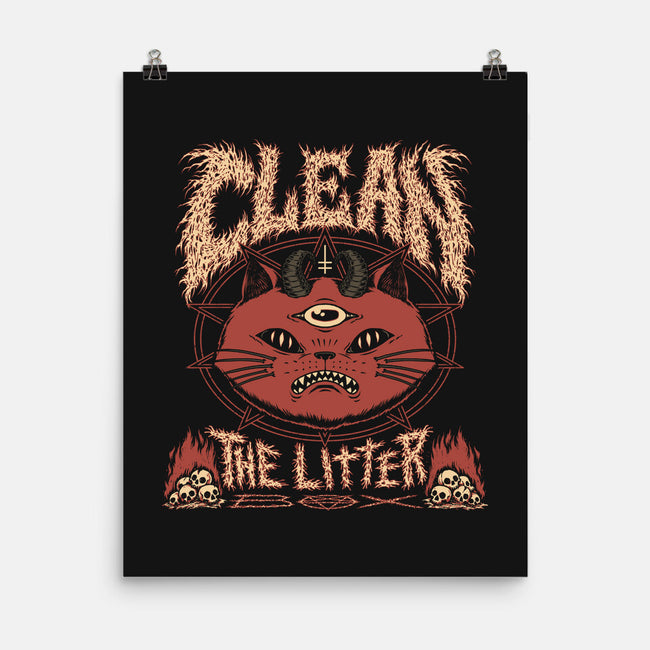 Litter Metal-None-Matte-Poster-pigboom