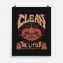 Litter Metal-None-Matte-Poster-pigboom