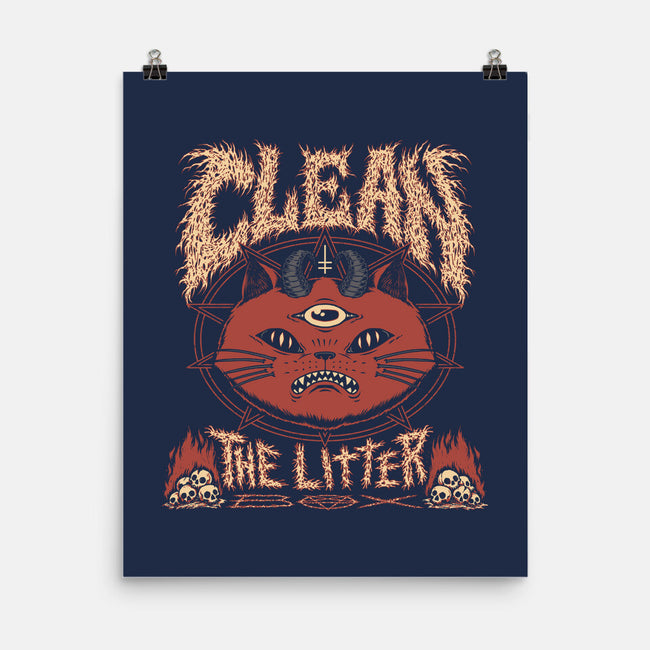 Litter Metal-None-Matte-Poster-pigboom