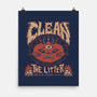 Litter Metal-None-Matte-Poster-pigboom