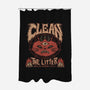 Litter Metal-None-Polyester-Shower Curtain-pigboom