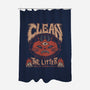 Litter Metal-None-Polyester-Shower Curtain-pigboom