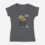 Darn Tape-Womens-V-Neck-Tee-pigboom