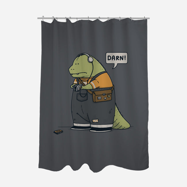 Darn Tape-None-Polyester-Shower Curtain-pigboom