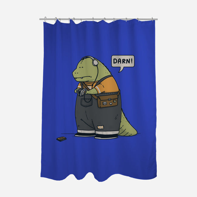 Darn Tape-None-Polyester-Shower Curtain-pigboom