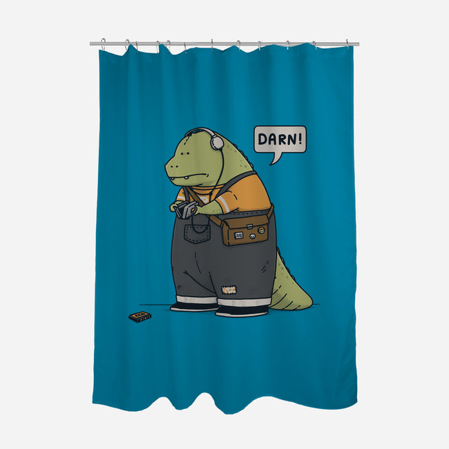 Darn Tape-None-Polyester-Shower Curtain-pigboom