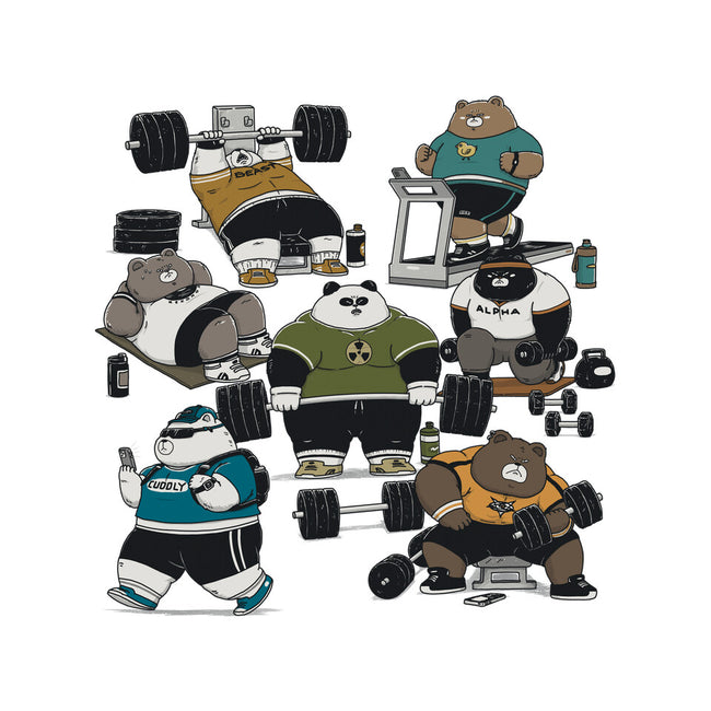 Bear Gym-Mens-Heavyweight-Tee-pigboom