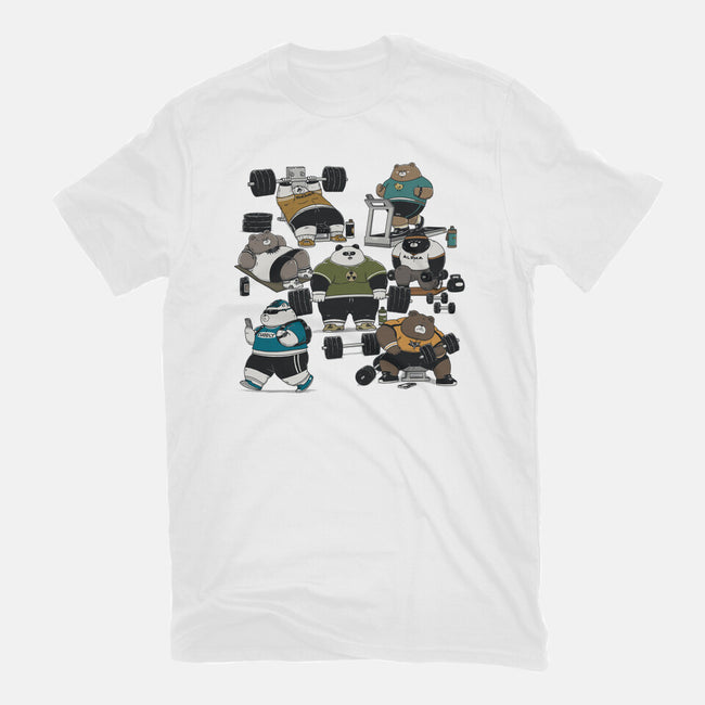 Bear Gym-Unisex-Basic-Tee-pigboom