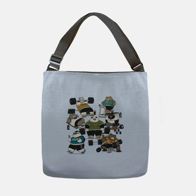 Bear Gym-None-Adjustable Tote-Bag-pigboom