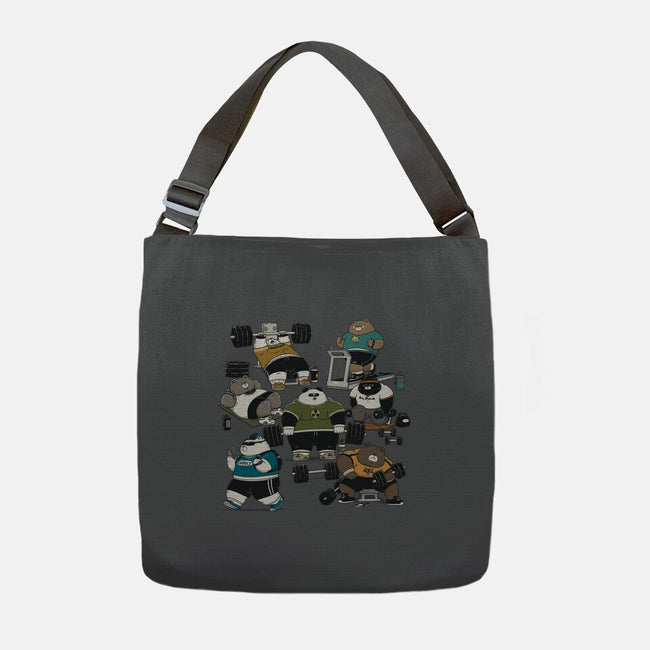 Bear Gym-None-Adjustable Tote-Bag-pigboom