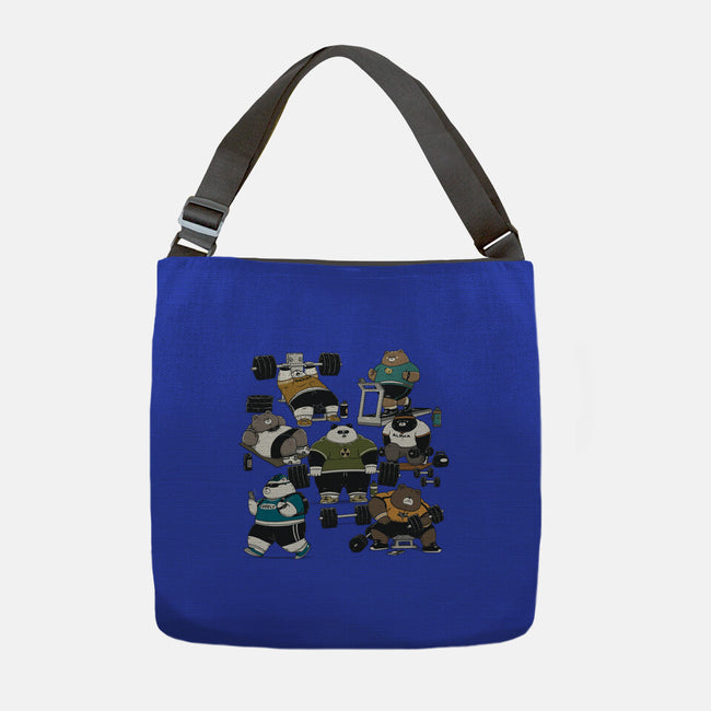 Bear Gym-None-Adjustable Tote-Bag-pigboom