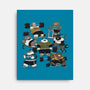Bear Gym-None-Stretched-Canvas-pigboom