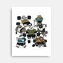Bear Gym-None-Stretched-Canvas-pigboom