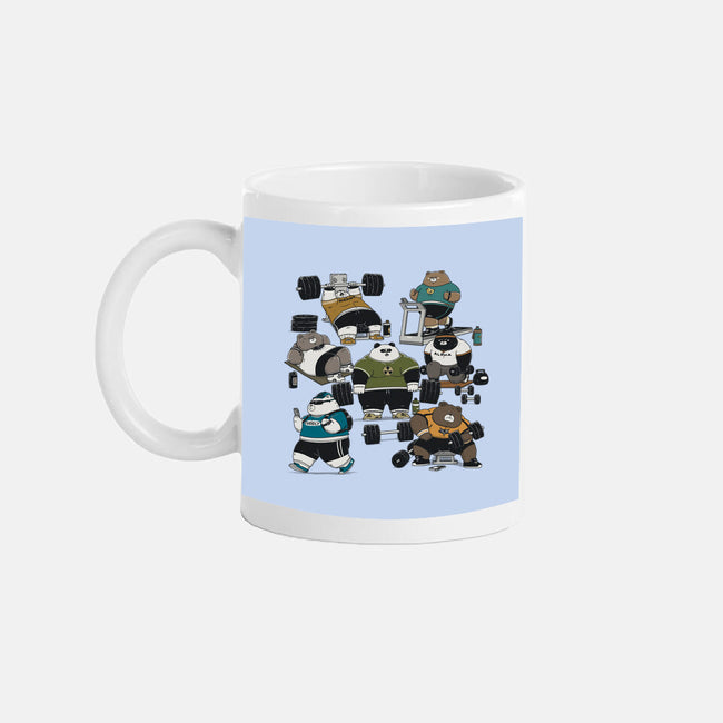 Bear Gym-None-Mug-Drinkware-pigboom