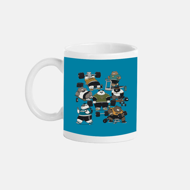 Bear Gym-None-Mug-Drinkware-pigboom