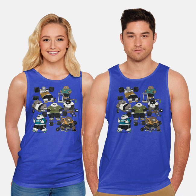 Bear Gym-Unisex-Basic-Tank-pigboom