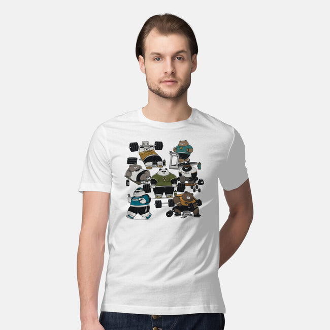 Bear Gym-Mens-Premium-Tee-pigboom