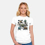 Bear Gym-Womens-Fitted-Tee-pigboom
