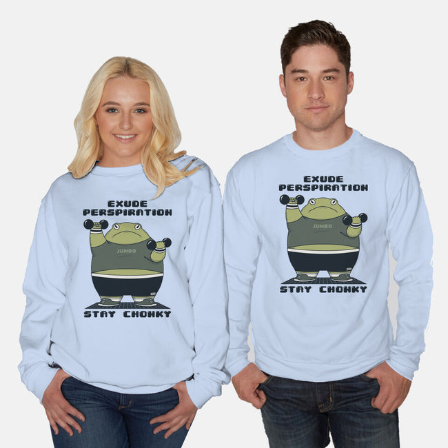 Stay Chonky-Unisex-Crew Neck-Sweatshirt-pigboom
