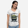 Stay Chonky-Womens-V-Neck-Tee-pigboom
