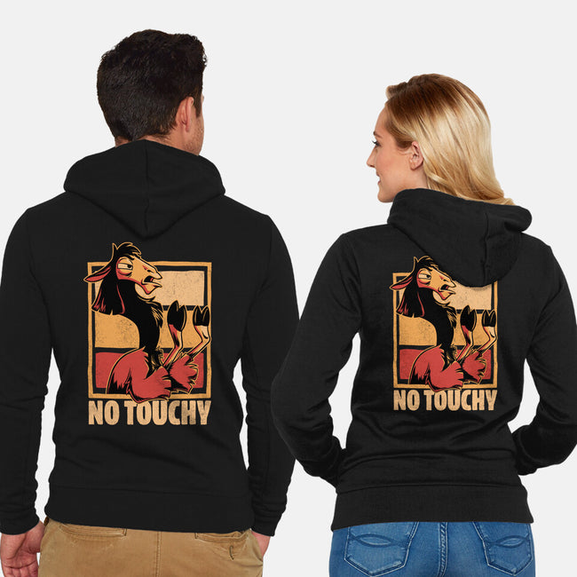 Fight Llama-Unisex-Zip-Up-Sweatshirt-Studio Mootant