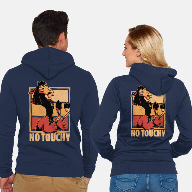 Fight Llama-Unisex-Zip-Up-Sweatshirt-Studio Mootant