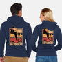 Fight Llama-Unisex-Zip-Up-Sweatshirt-Studio Mootant