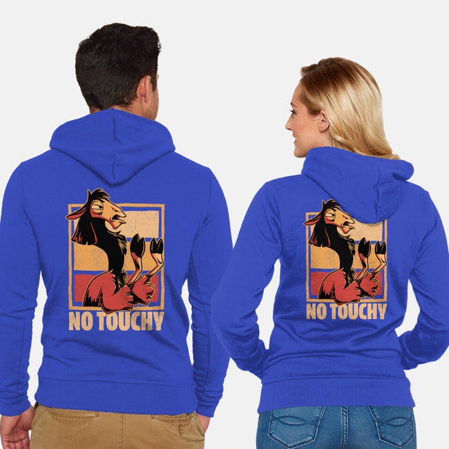 Fight Llama-Unisex-Zip-Up-Sweatshirt-Studio Mootant