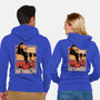 Fight Llama-Unisex-Zip-Up-Sweatshirt-Studio Mootant