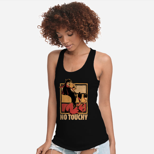 Fight Llama-Womens-Racerback-Tank-Studio Mootant