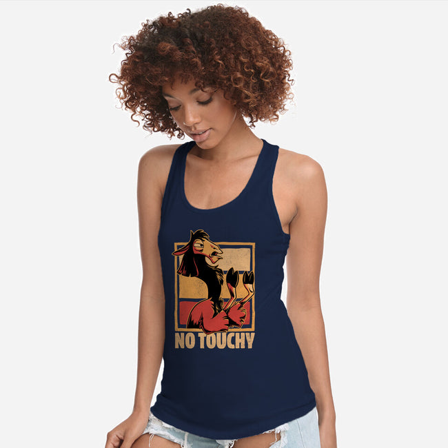 Fight Llama-Womens-Racerback-Tank-Studio Mootant
