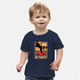 Fight Llama-Baby-Basic-Tee-Studio Mootant