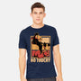 Fight Llama-Mens-Heavyweight-Tee-Studio Mootant