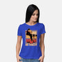 Fight Llama-Womens-Basic-Tee-Studio Mootant