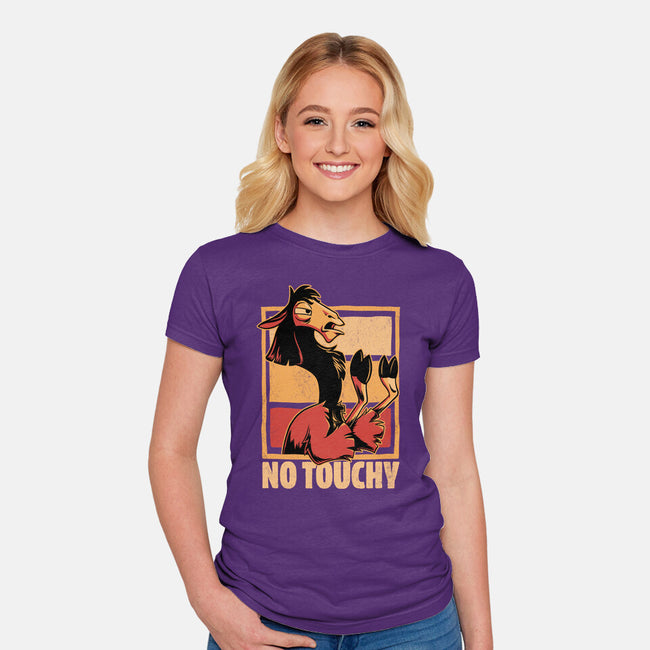 Fight Llama-Womens-Fitted-Tee-Studio Mootant