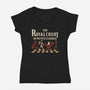 Dungeon Crawler Music Album-Womens-V-Neck-Tee-Studio Mootant