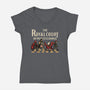 Dungeon Crawler Music Album-Womens-V-Neck-Tee-Studio Mootant