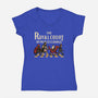 Dungeon Crawler Music Album-Womens-V-Neck-Tee-Studio Mootant