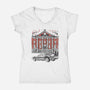 88 And Tower Sumi-E-Womens-V-Neck-Tee-Astrobot Invention
