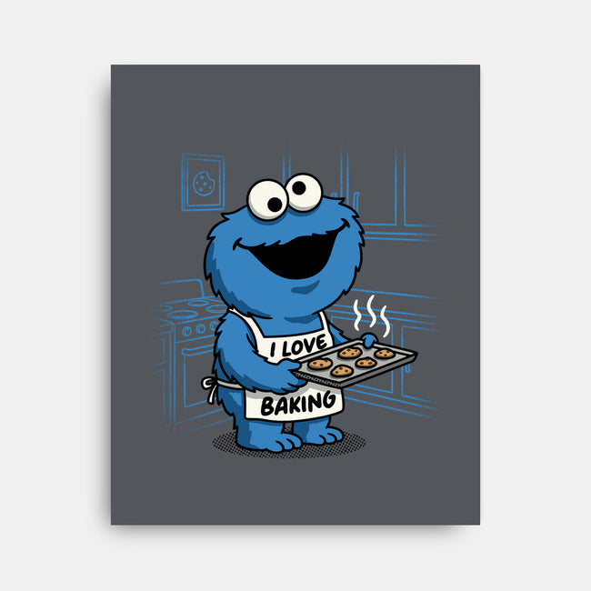 I Love Baking-None-Stretched-Canvas-Popnotic