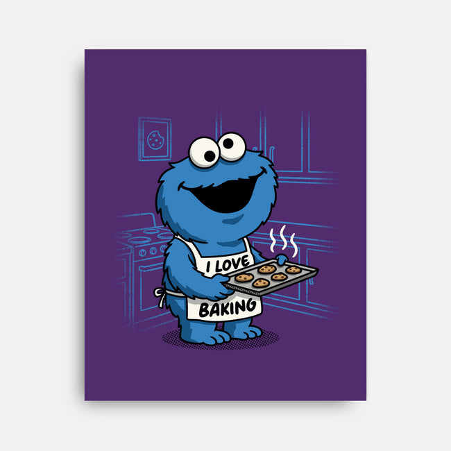 I Love Baking-None-Stretched-Canvas-Popnotic