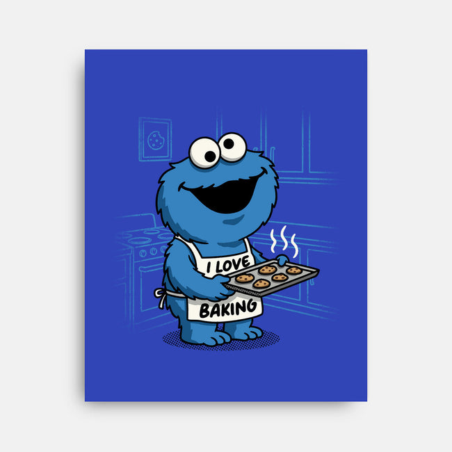 I Love Baking-None-Stretched-Canvas-Popnotic