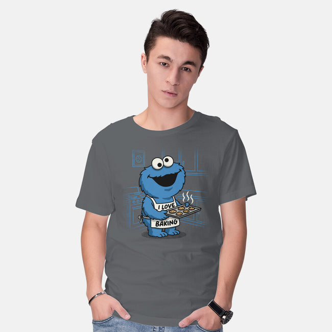 I Love Baking-Mens-Basic-Tee-Popnotic