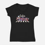 The Circus-Womens-V-Neck-Tee-2DFeer