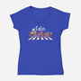 The Circus-Womens-V-Neck-Tee-2DFeer