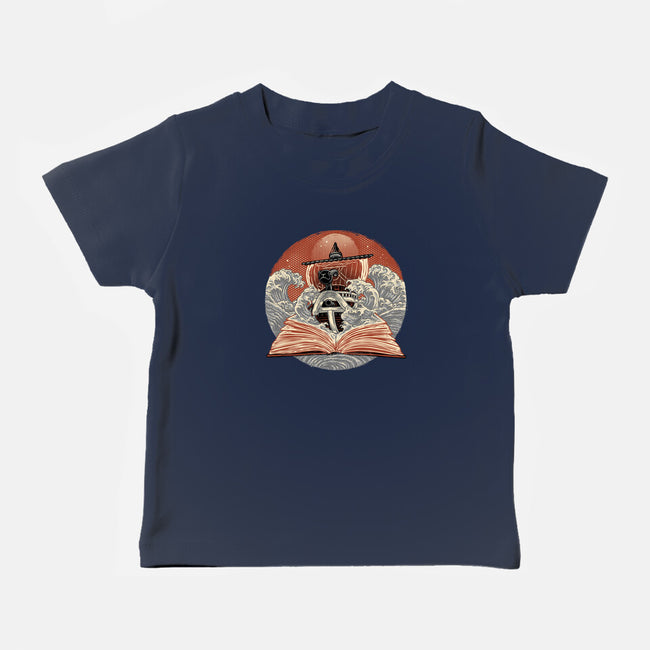 Tidal Pages-Baby-Basic-Tee-glitchygorilla