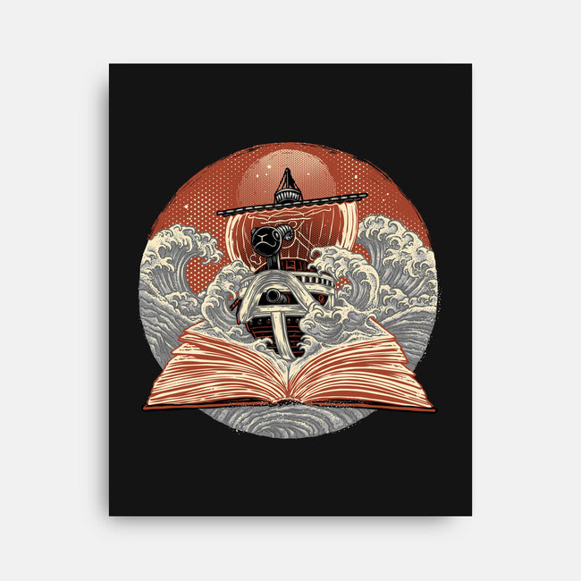 Tidal Pages-None-Stretched-Canvas-glitchygorilla